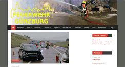 Desktop Screenshot of feuerwehr-guenzburg.de